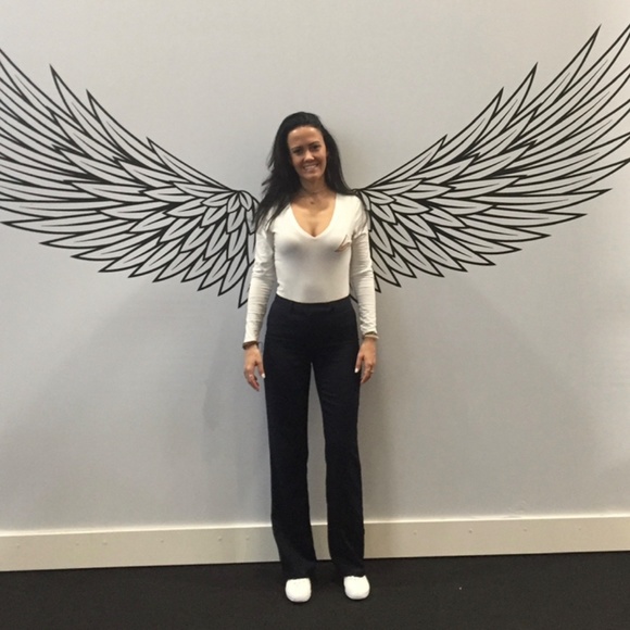 Brooks Brothers Boot Cut Pants Navy - Picture 5 of 6